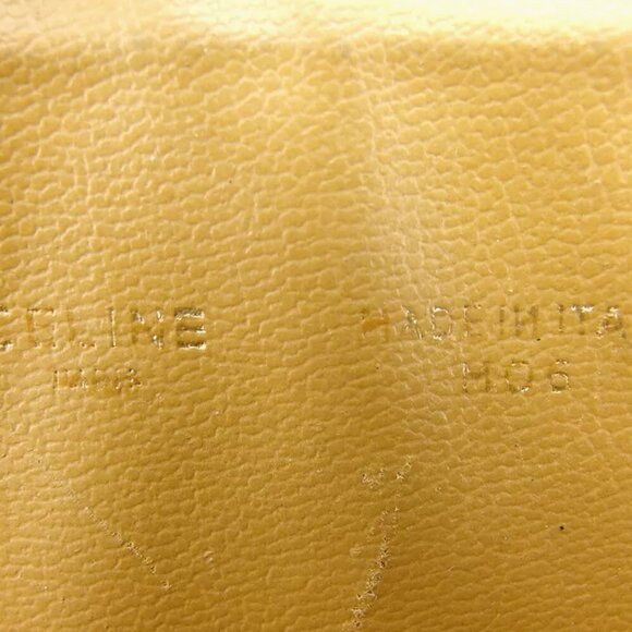 CELINE clutch bag macadam beige PVC ?~ leather Authentic - Picture 6 of 7